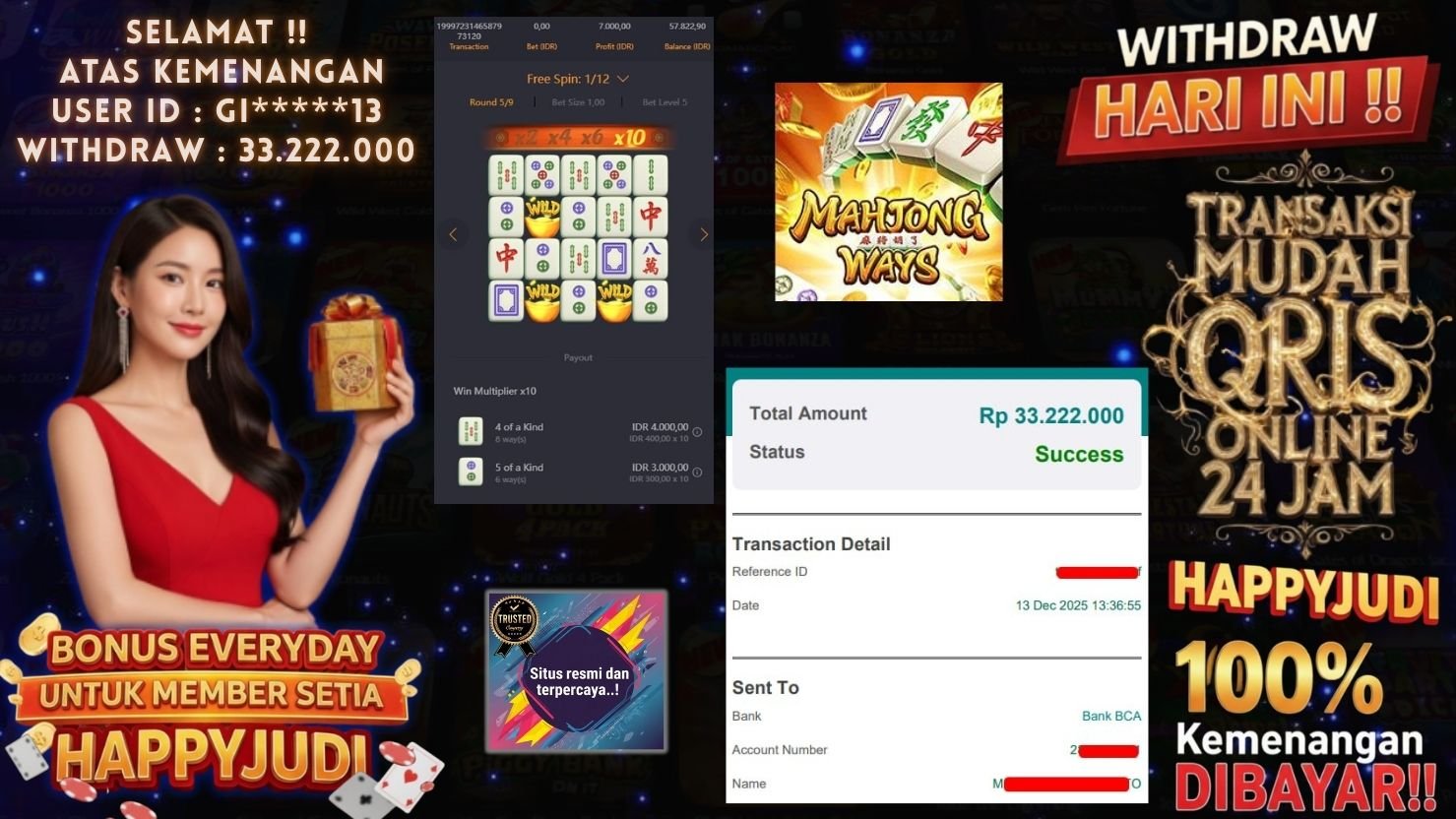 HAPPYJUDI JACKPOT SLOT MAHJONG WAYS